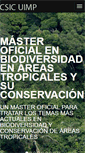 Mobile Screenshot of masterenbiodiversidad.org